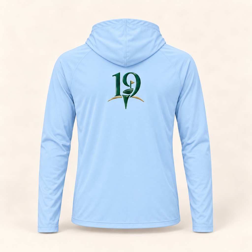 19th Fellowship Cooling Performance Sun Shirt - Pastel Blue - Back