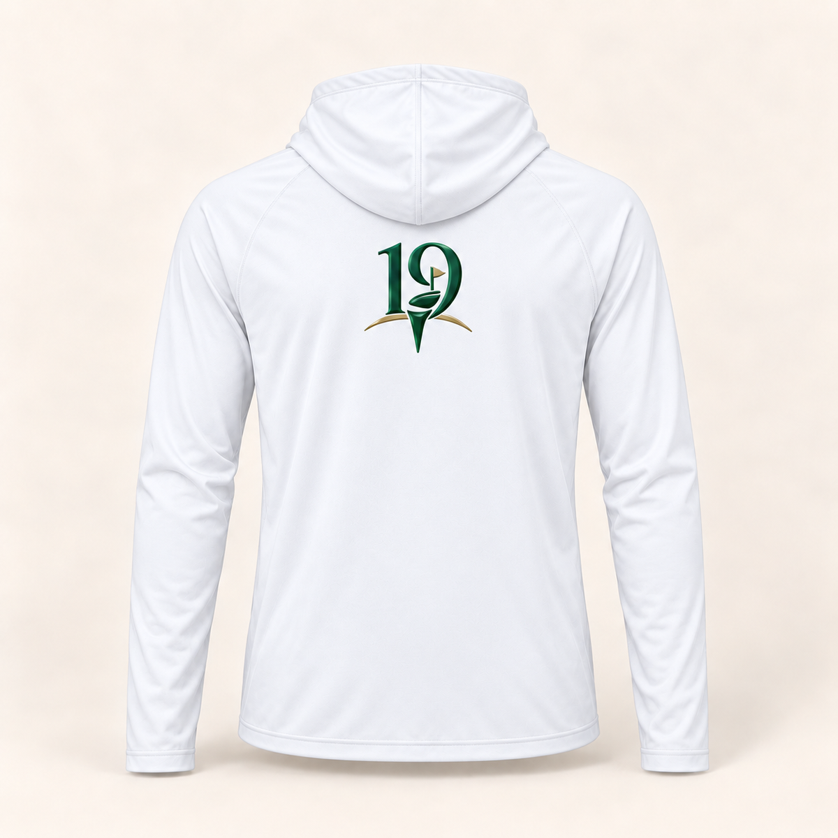 19th Fellowship Cooling Performance Sun Shirt - White - Back