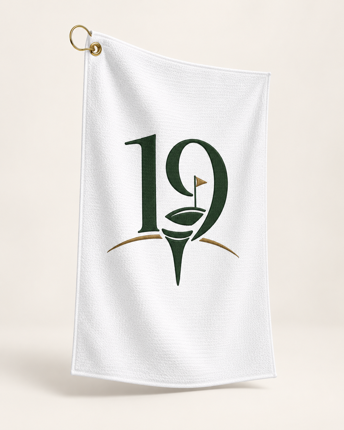 The 19th Course Performance Towel - White 16 x 24