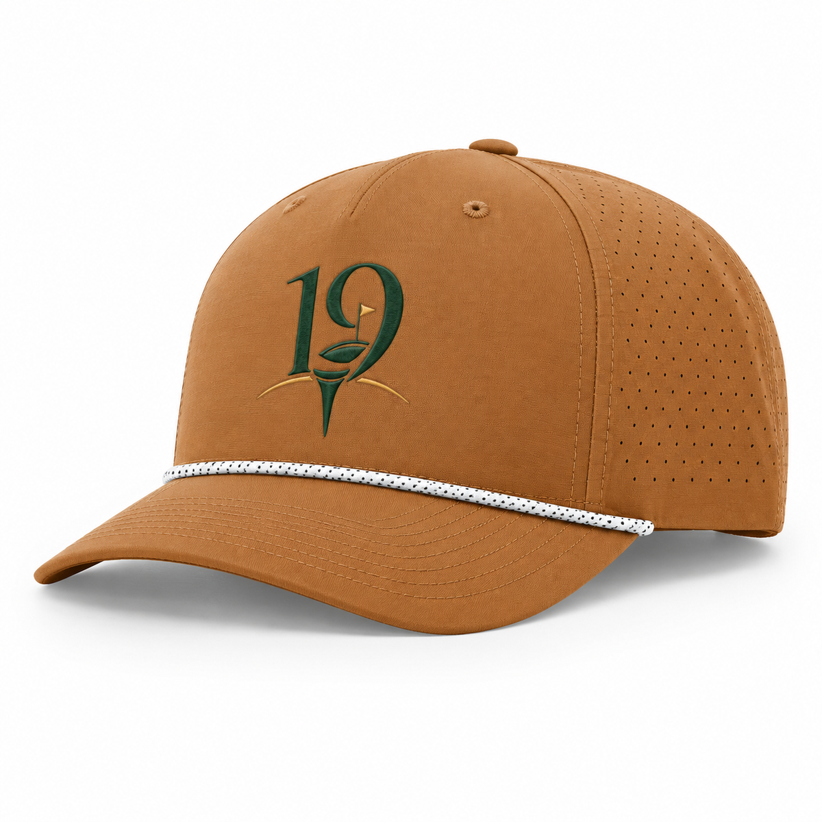 The 19th Fellowship Fairway Cap in Clay/ White Black