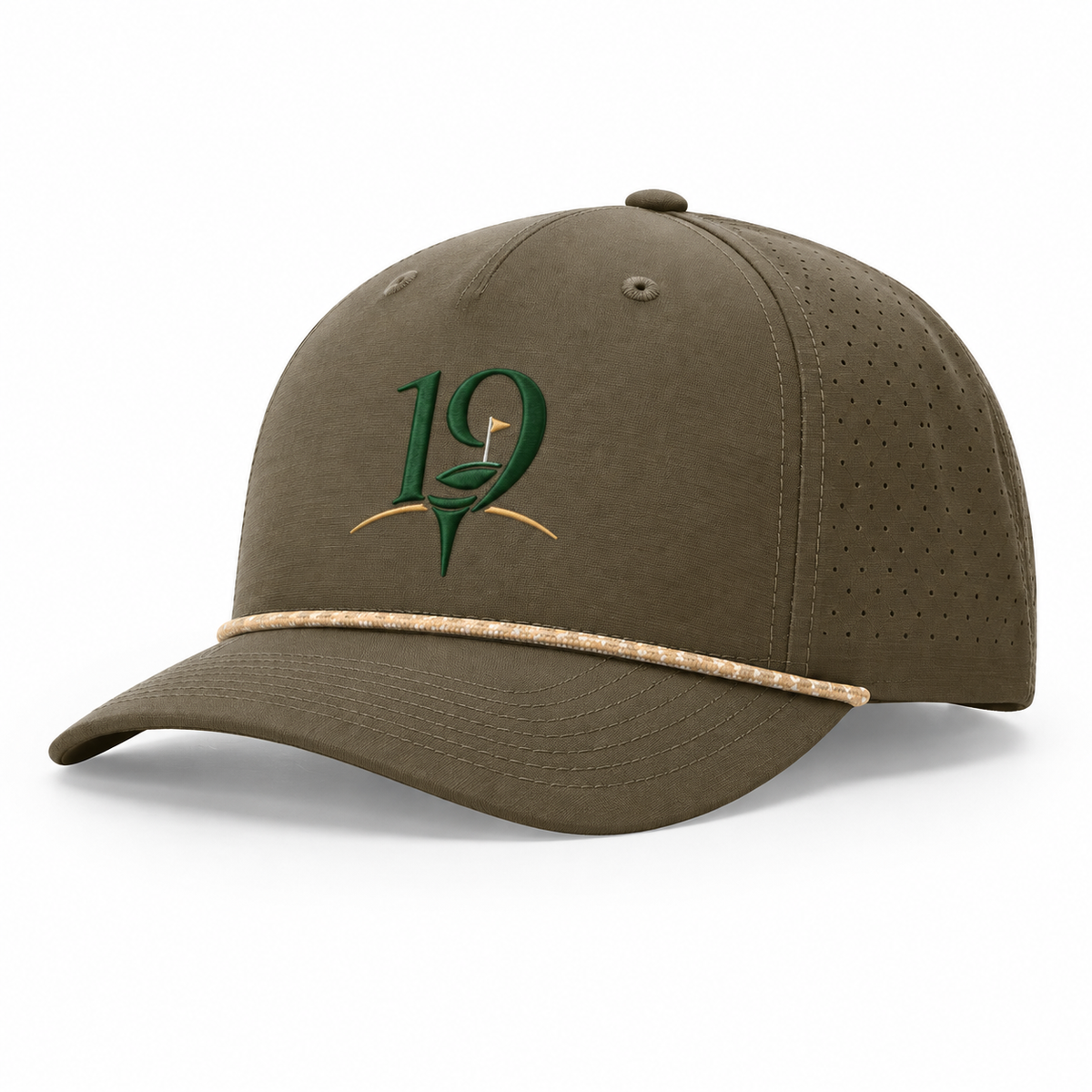 The 19th Fellowship Fairway Cap in Dark Loden/ Tannin Grey