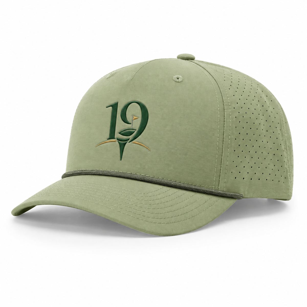 The 19th Fellowship Fairway Cap in Light Olive/ Olive