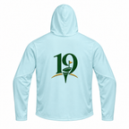 Arctic Blue Fairway Performance Hoodie — back