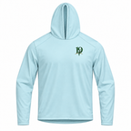 Arctic Blue Fairway Performance Hoodie — front