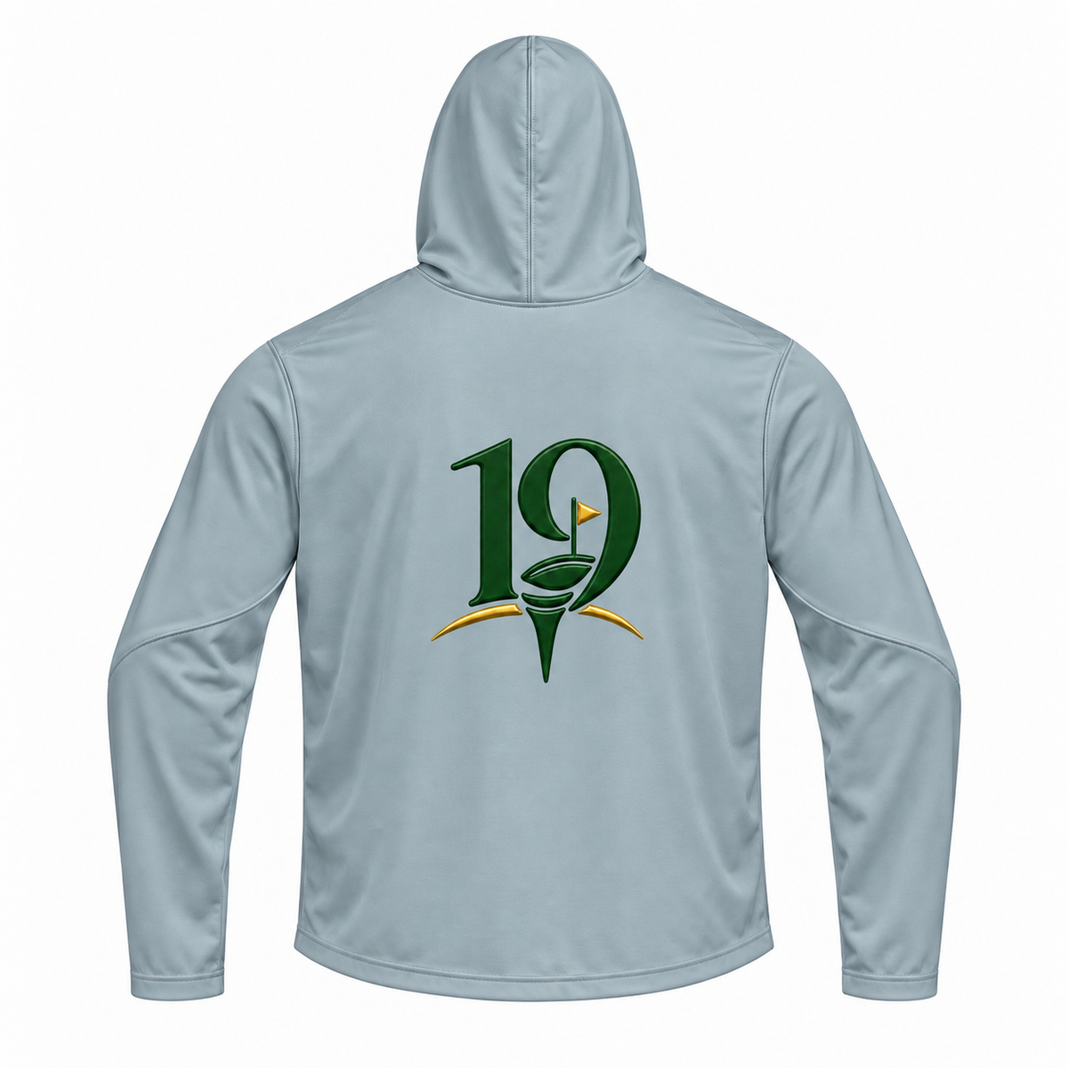 Light Slate Fairway Performance Hoodie — back