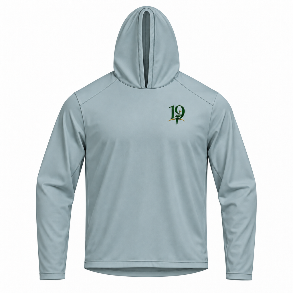 Light Slate Fairway Performance Hoodie — front