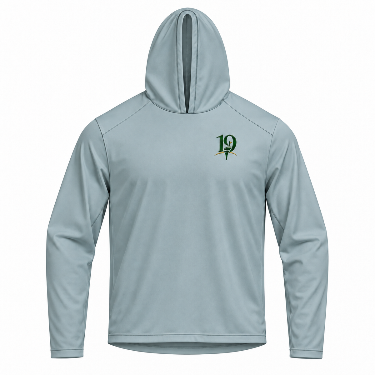 Light Slate Fairway Performance Hoodie — front