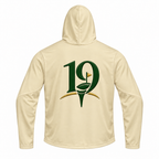 Pale Yellow Fairway Performance Hoodie — back