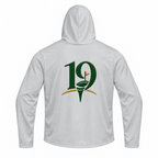 Pearl Grey Fairway Performance Hoodie — back