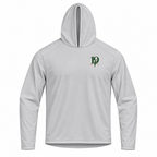 Pearl Grey Fairway Performance Hoodie — front
