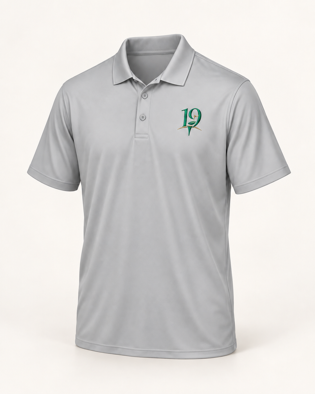 The 19th Fairway Performance Polo in Silver