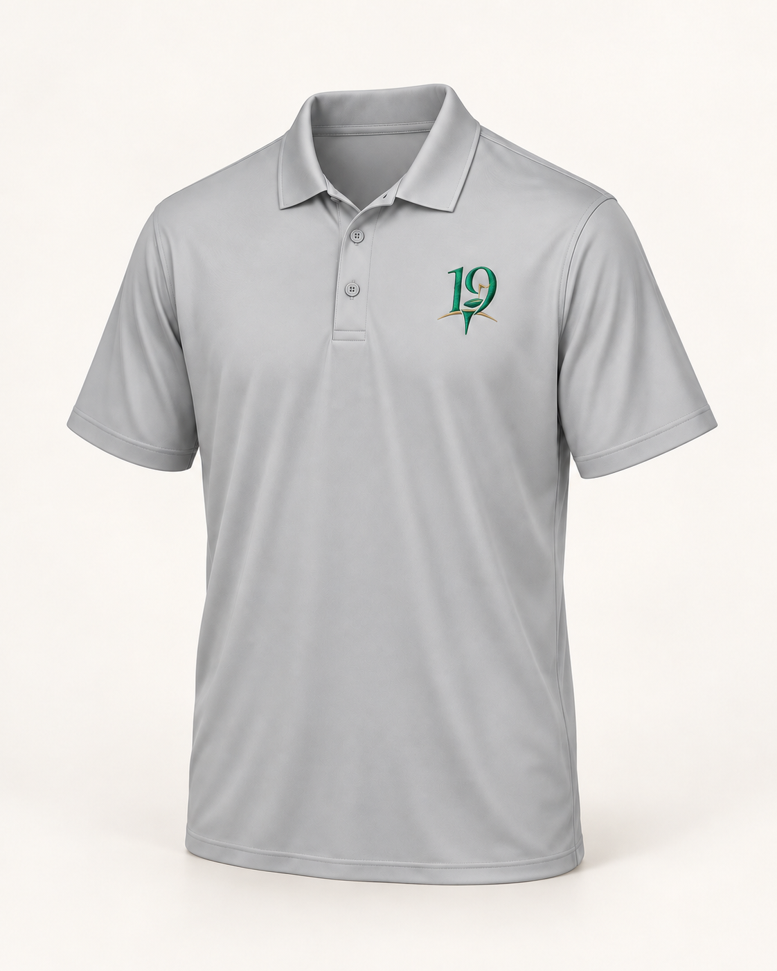 The 19th Fairway Performance Polo in Silver