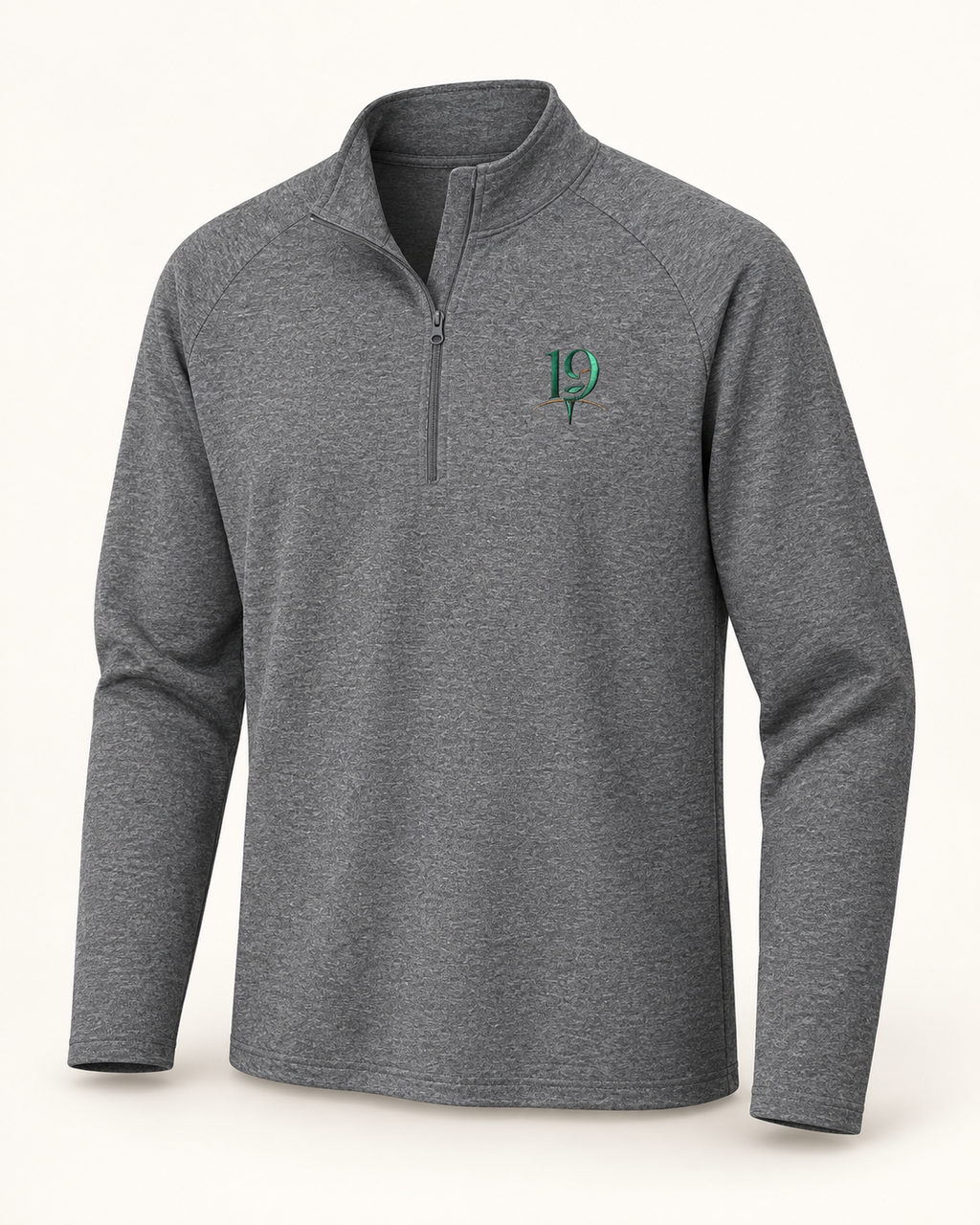 The 19th Fairway Quarter-Zip - Charcoal Grey Heather