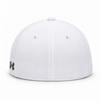 The 19th Fellowship Founders Hat in White and Black, fitted back view
