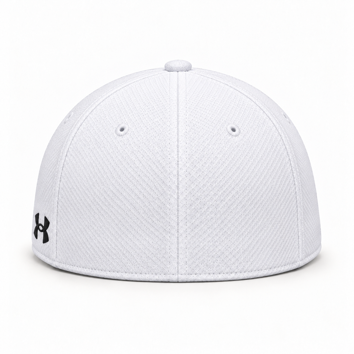 The 19th Fellowship Founders Hat in White and Black, fitted back view