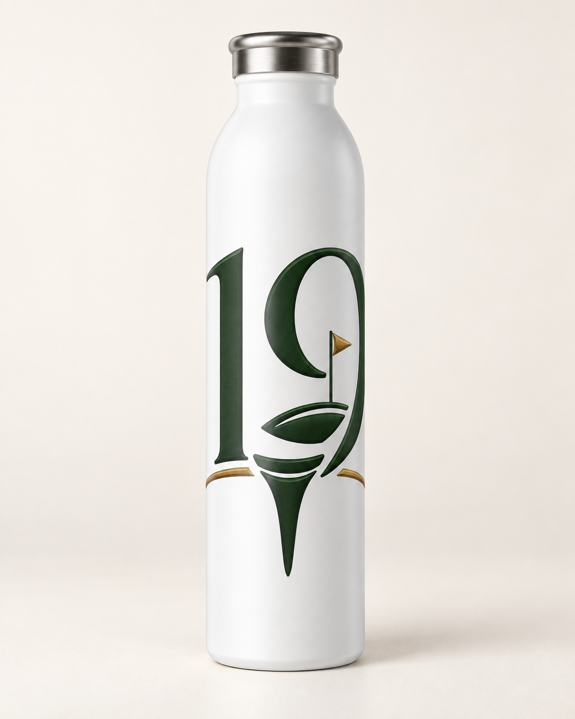 The 19th Heritage Insulated Bottle - White 20oz