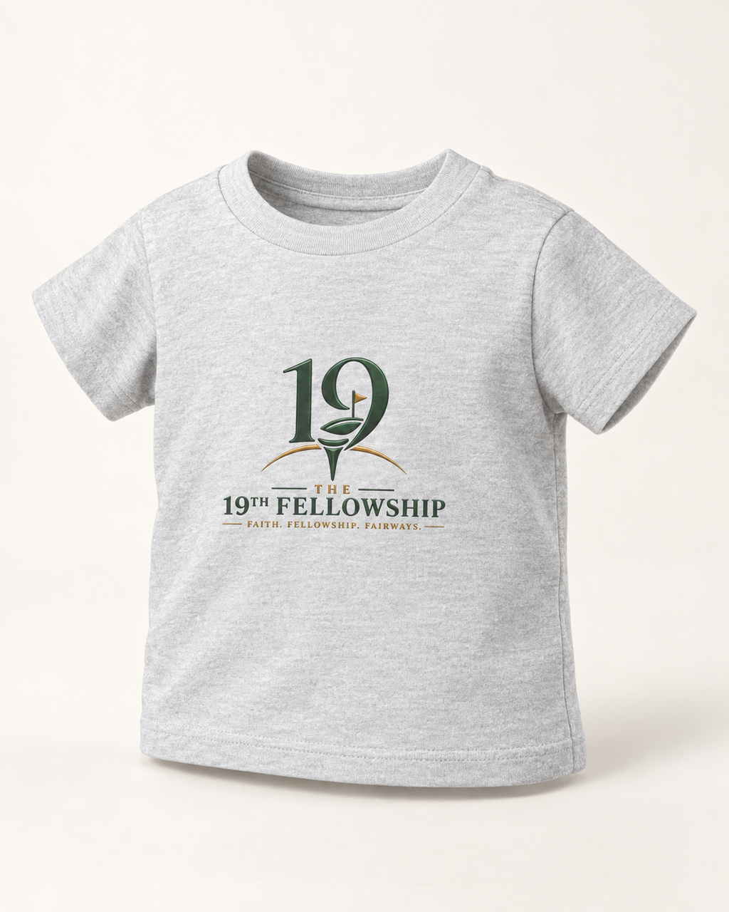 The 19th Junior Crest Tee in Heather