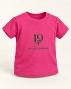 The 19th Junior Crest Tee in Hot Pink