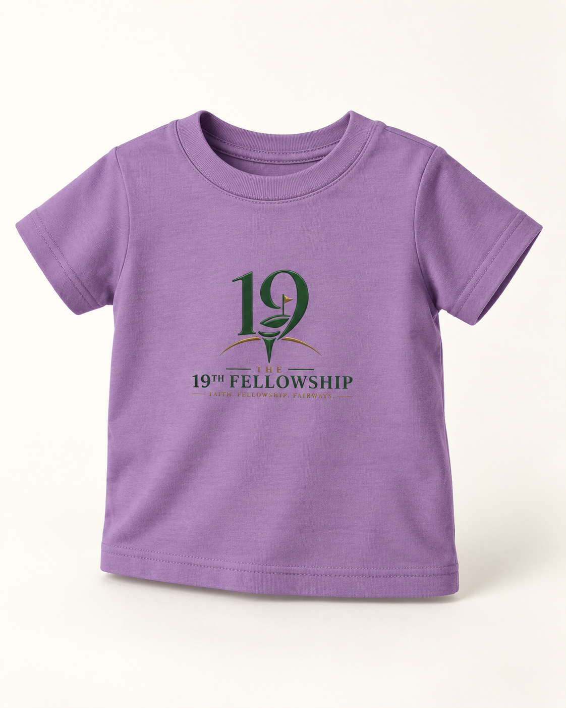 The 19th Junior Crest Tee in Lavender