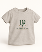 The 19th Junior Crest Tee in Natural Heather