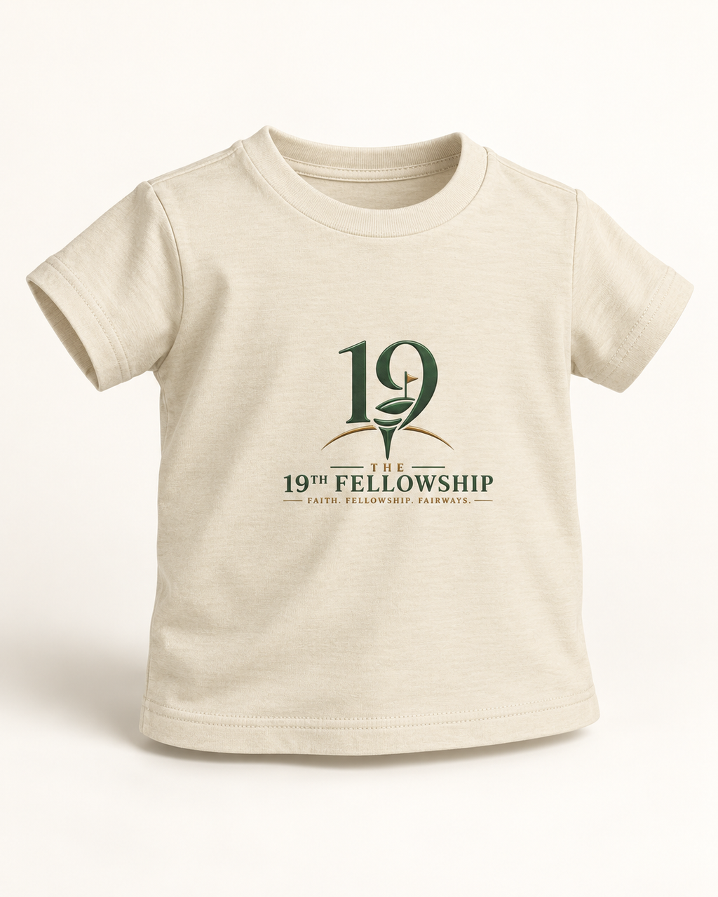 The 19th Junior Crest Tee in Natural