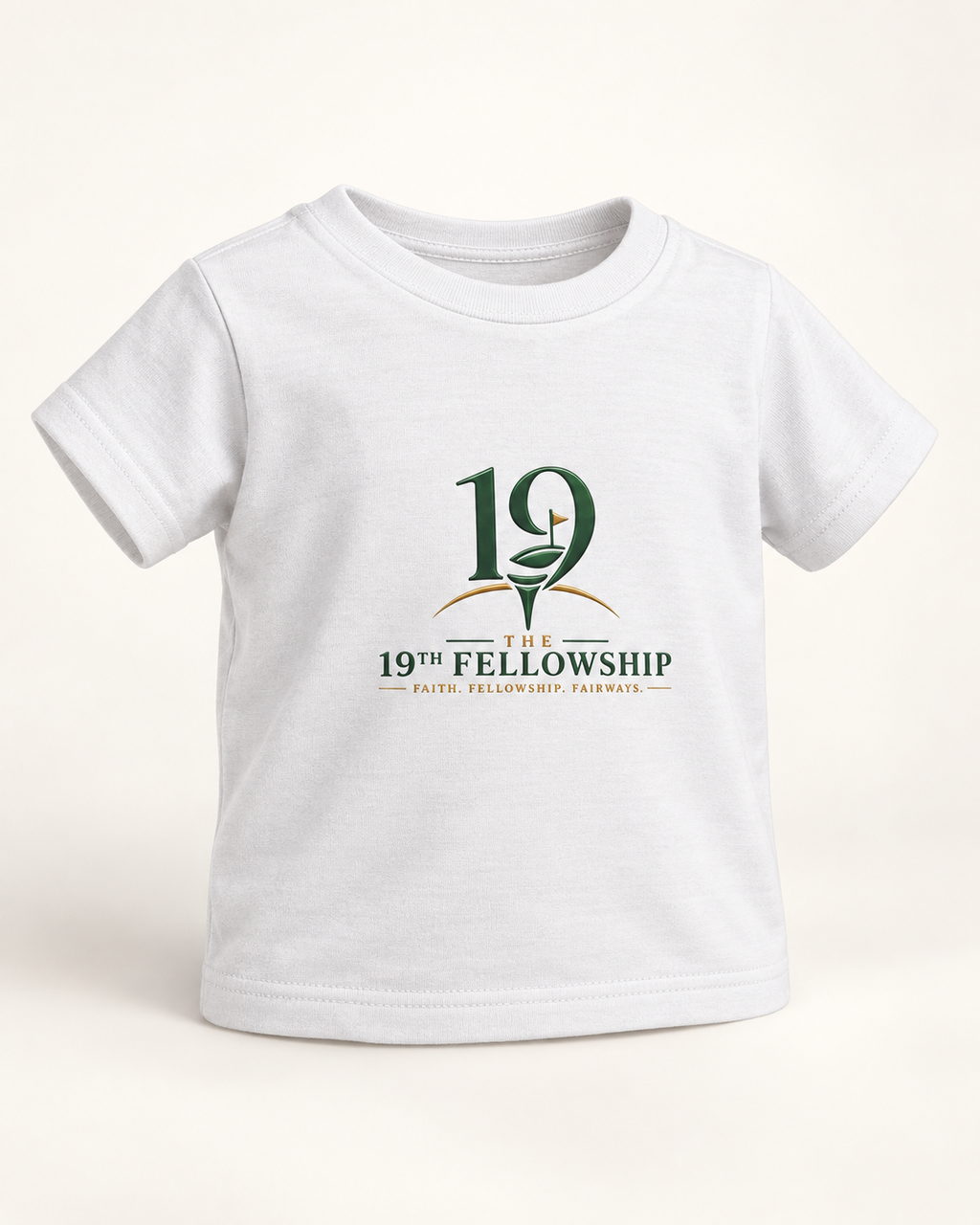 The 19th Junior Crest Tee in White