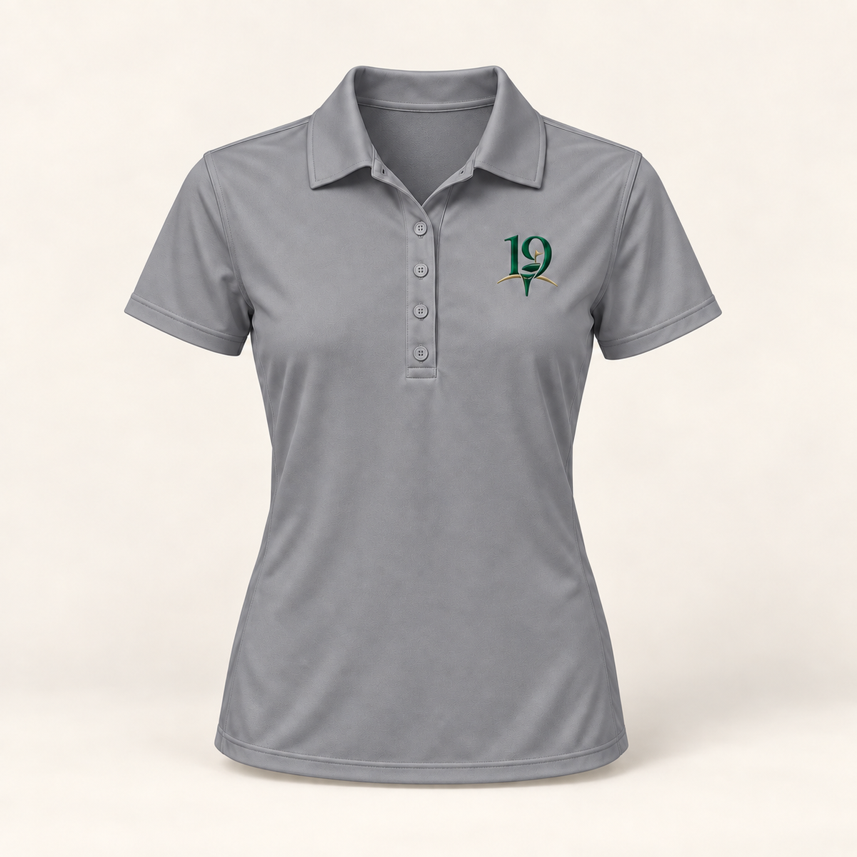 The 19th Women's Fairway Polo - Shadow Grey