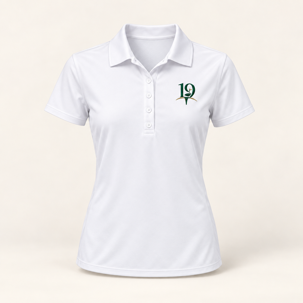 The 19th Women's Fairway Polo - White