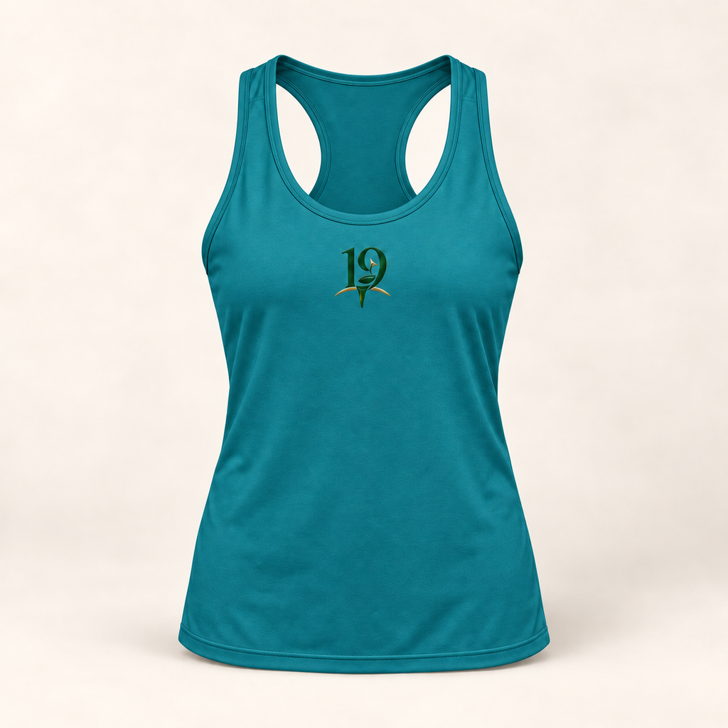 The 19th Women's Racerback Tank - Teal