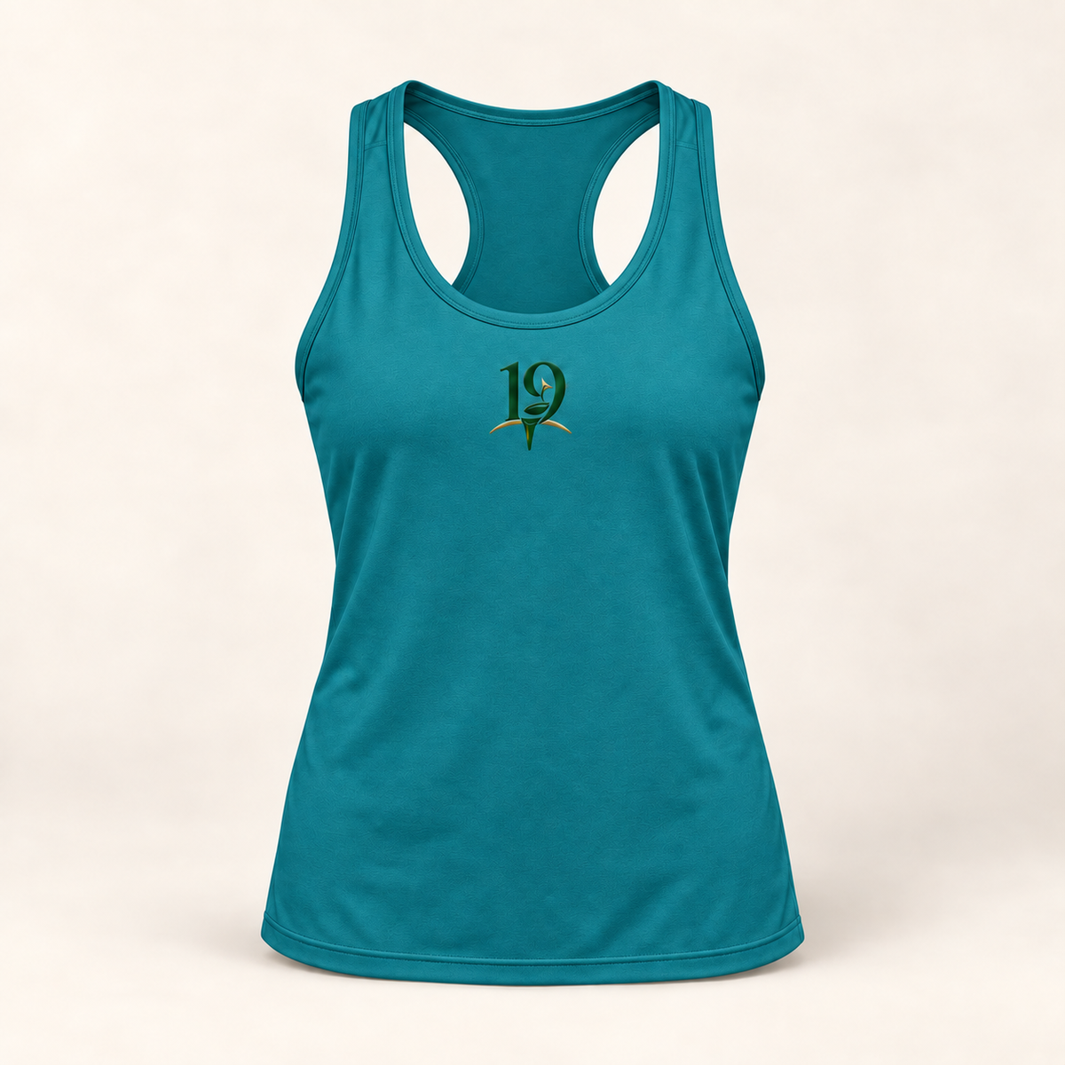 The 19th Women's Racerback Tank - Teal